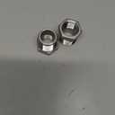 316 Stainless Steel Hex Bushing Reducer, 1/2" NPT Male to 3/8" NPT Female Pipe Fitting Adapter - Corrosion Resistant Connector for Plumbing, Hydraulic, Air, Oil & Gas Systems (1/2" to 3/8")