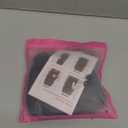 ALXNAN Clip in Long Wavy Synthetic Hair Extension 20 Inch Dark Brown 4PCS Thick Hairpieces Fiber Double Weft Hair for Women