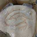 HARBOLLE Baby Ball Pit 35.4" Soft Round Memory Foam Ball Pits NOT Included Balls Indoor Outdoor Playpen for Babies Toddlers Kids Great Gift for Girls Boys, Peach Beige