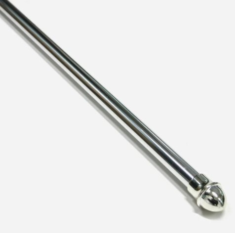 Domain Curtain Rod (Silver) - 28-48in, 3/4 Diameter