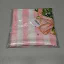 Christmas Tree Pillow Cover 18x18 Pink Coquette Holiday Throw Pillow Case with Bow and Stripes Cute Feminine Christmas Cushion for Bedroom or Sofa Decor