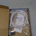 RV Shower Head with Hose, 5+1 Mode High Pressure Replacement with On/Off Switch, Water Saving Motorhome Shower Head for RV/Campervan, Caravan (Silver)