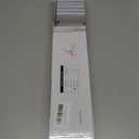 Silver Shower Curtain Rod Spring Tension, Stainless Steel Tension Curtain Rods No Drilling Required, Rust Free Shower Rods for Bathroom, Non-Slip Shower Tension Rod, Adjustable Curtain Rod (28 - 74)