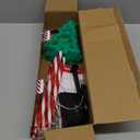 Christmas Solar Pathway Lights Outdoor Decorations,10 Modes 78 LED Outdoor Christmas Tree Solar Candy Stake Lights, Waterproof Colorful Xmas Decorations for Patio Yard Walkway Lawn Decor 6 Pack