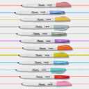 Sharpie S-Note Creative Markers, Pastel Highlighters, Art Marker Set, Assorted Colors, Chisel Tip, 24 Count - School, Home, and Office Use, Teacher Supplies