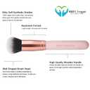 Real Perfection Makeup Brush Set 16 Pcs with 1 Eyebrow Razor Premium Synthetic Foundation Powder Concealers Eyeshadow Blush Makeup Brushes Make up Brushes Kit (Pink)