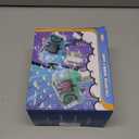 Eaglestone Bubble Gun for Kids 2 Packs, Automatic Bubble Machine, 10-Hole Bubbles Wands Blaster for Toddlers with LED Lights & Solution, Easter, Party Favor, Outdoor Toys for Boys & Girls (Blue,Purple)