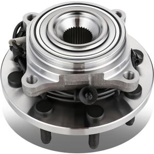 DNA MOTORING Front Wheel Bearing Hub Assembly w/ABS Sensor Compatible with 14-18 Ram 2500/3500 4WD, OEM-WHA-0224