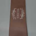 TOYOUTHS Designer Vintage Dressy Bracelet for Apple Watch Band Women 42/40/41/38/44/45/46/49mm, Stainless Steel Elegant Luxury Metal Strap for iWatch Series 11 10 9 8 7 6 5 4 SE/Ultra 3 2 1 (Rose Gold-Brushed&Shiny)