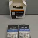 BESTTEN 2 Pack Dimmer Light Switch, Universal Lighting Control, Single Pole or 3 Way, Compatible with LED Dimmable Lamp, CFL, Incandescent, Halogen Bulb, Decorator Wallplate Included, UL Listed, White (Standard)