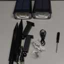 Solar Spot Lights, IP65 Waterproof 40 LEDs Landscape Spotlights,USB & Solar Powered Wall Lights Dark Sensing Auto On/Off,3 Modes Outdoor Solar Garden Lights for Yard Porch 2 Pack (Cool White)