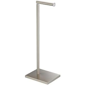 Amazon.com: Toilet Paper Holder Stand, Free Standing Toilet Paper Roll Holder with Reserve for Bathroom, Stainless Steel DECLUTTR : Tools & Home Improvement