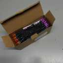 Joomer Orange Purple Halloween Lights - Battery Operated 33ft 100 LED String Lights, Waterproof Outdoor Indoor with 8 Modes Timer for Party, Garden, Halloween Decor