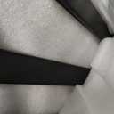 Rotating Towel Warmer Rack Black-VOKIM Wall Mounted Electric Towel Warmer