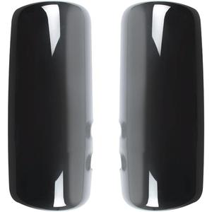 Black Door Mirror Covers for Kenworth T680 T880 W990, Passenger & Driver Side fit for Kenworth T680 T880 Series, a Pair