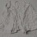 GRACE KARIN Womens Crochet Summer Cardigan Shrug 2025 Lightweight Open Front Hollow-out Batwing Cardigan Sweater Outwear (Small, White)