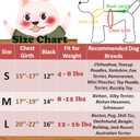 2 x XPUDAC 2 Pack Dog Dress Pet Skirt Doggie Apparel Puppy Bowtie Dresses for Small Dogs Girl and Cats (Unicorn and Sea Horse, Large(8-12lbs))