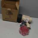 YIERBLUE Rechargeable Spotlight Flashlight with 1000000 High Lumen LED, IP67 Waterproof Long Running Spot Light searchlight, Impact Resistant Handheld Spotlight with Foldable Stand and Red Lens (Pearl)