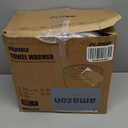 Foldable Towel Warmer for Bathroom, 21L Large Capacity Hot Towel Warmer - Fits 2 Oversized Towels, Blankets, Bathrobes, Spa-Like Towel Heater with 4 Timers, Auto Shut Off and Ambient Lighting (White)