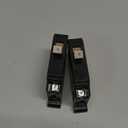 2Pcs 20 Amp 1Pole Miniature Circuit Breaker, 120/240 VAC, Single Pole Electrical Protection for Commercial and Industrial Use, 10kAIC, Black