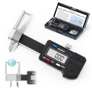 Mini Digital Caliper 3-in-1 Digital Caliper 0-25mm, Stainless Steel Precision Measurement Tool with LCD Display, Unit Conversion, Storage Case, Extra Battery