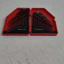 EFFICERE 30-Piece Premium Hex Key Allen Wrench Set, SAE and Metric Assortment, L Shape, Chrome Vanadium Steel, Precise and Chamfered Tips | SAE 0.028-3/8 inch, Metric 0.7-10 mm | In Storage Case