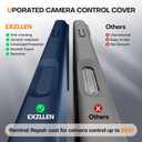 Magnetic for iPhone 17 Pro Case, Compatible with MagSafe, Integrated Silicone Camera Control Cover Protection, 3.0mm Thicken Silicone Phone Cover for 17 Pro 6.3", Dark Blue