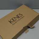 KENES Brushed Nickel Bathroom Faucet Single Handle Modern Prep Wet Bar Sink Faucet Bathroom Sink Faucets with Drain Assembly & Deck Plate, Farmhouse RV Camper Outdoor Utility Faucet, KE-9005B