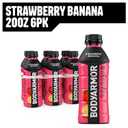 BODYARMOR Sports Drink Sports Beverage, Strawberry Banana, Coconut Water Hydration, Natural Flavors With Vitamins, Potassium-Packed Electrolytes, Perfect For Athletes, 20 Fl Oz (Pack of 6)