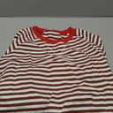 Womens Striped Color Block Sweatshirt Oversized Side Slit Crew Neck Loose Shirts Long Sleeve Pullover Tops 2025 Trendy (X-Large, Coffee White)