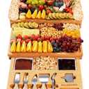 Extra Large Deli Board Set, Mother's Day Gift from Daughter and Son, Premium Bamboo Cheese Board, Meat and Cheese Board