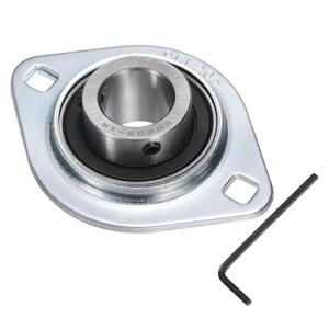 uxcell SBPFL205-14 Pillow Block Bearings 7/8" Bore Bearing Units Steel Flange Mounted Bearing Housing with Wrench, ABEC 3