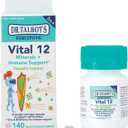 Dr. Talbot's Vital 12 Tablets, Naturally Inspired, Minerals and Immune Support, Quick Dissolve, 140 Count
