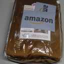 MIULEE Velvet Curtains Golden Brown Elegant Grommet Curtains Thermal Insulated Soundproof Room Darkening Long Black Out Drapes for Classical Living Room Bedroom Decor 52 x 96 Inch Length Set of 2