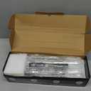 25in Crystal Battery Operated Wall Sconces Set of Two, [Sunset Glow Ambiance & 8000mAh Removable Battery] Dimmable 2700K6000K, Touch/Remote Control, Wireless Wall Lamps for Home DecorBlack