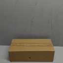 Metal Wire Basket Detachable Wood Base Storage Organizer Farmhouse Bin for Kitchen Cabinets, Bathroom, Pantry, Laundry Room, Closets1 Pack in Black Color,Size Big