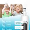 AQUA CREST Replacement for GE RPWFE, RPWF (with CHIP) Refrigerator Water Filter, Compatible with GYE22HMKES, GYS22GMNES, GYE22HBLTS, DFE28JSKSS, GFE28HMHES, GNE29GYNFS, 3 Filters (3 Count(Pack of 1))