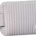 Makeup Bag Small Cosmetic Bag Portable Make Up Bags for Women Cute Makeup Bag for Purse Large Open Small Makeup Pouch Waterproof Makeup Organizer Bag Travel Essentials with Zipper Light Purple