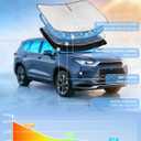 Windshield Sunshade for Toyota Grand Highlander 2024-2026 Sun Shade Windshield 4 Layers Blocks UV Rays Custom Fit Grand Highlander Car Window Shade Windshield Keep Cool Car Accessories