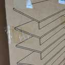 Wire Shelf Covers, 36"W x 12"D PVC Wire Rack Cover for Wire Shelving (5Pcs)