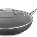 Cuisinart Chef's Classic Nonstick Hard Anodized 12" Nonstick Skillet with Glass Cover