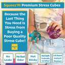 Original Big Block Premium Stress Cube 3 Pack, Squishy Fidget Toy, Adults, Extra Large