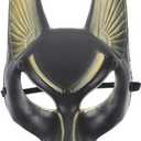 Ciieeo - Adult Mask Plastic Egyptian Anubis Cosplay Mask Egypt The God Costume Accessories Masqurade Halloween Cosplay Party Fancy Dress Photo Prop