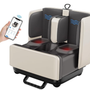 COMFIER 2-in-1 Shiatsu Foot Massager&Foot Rest,FSA HSA Eligible Foot and Calf Massager with APP Control,Heated Feet Massager for Foot Pain Relief,Gifts for Men Women