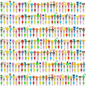 200Pcs Mini Multicolor Pens in One 4-in-1 Cute Pens Bulk for Kids, Ballpoint Pen for Birthdays and Children's Parties, Fun Gifts Assorted Ink Kawaii Pen
