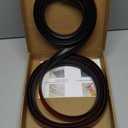 Carpet to Tile Transition Strip, Self Adhesive Cuttable Carpet Edge Trim Strip, Flexible Carpet Edging from Carpet to Tile Floor, Flexible Rug Edge Protector for Doorway (Black 16ft)