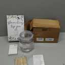 Roowest Baby Shower Advice Cards for New Parents to Be - Tip Jar Sign for New Parents 60 Parenting Advice Cards 10 HB Pencils 2 Cute Stickers 1 Pet Bottle for Guests Games(Leaf)