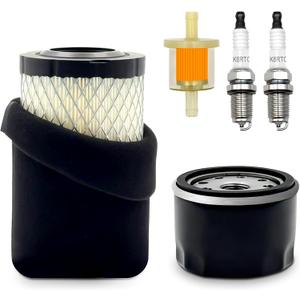 MIU14395 D140 Maintenance Kit for John Deere D100 D105 D125 D130 D110 E140 E130 E100 E120 Lawn Tractor, Compatible with Briggs and Stratton 591334 492932 796031 Air Filter