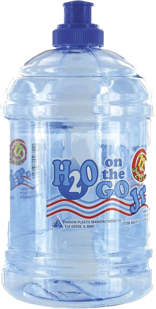Arrow Home Products 75104 H2O On The Go Jr 1 Lt. Water (1 Bottle), 1 L, Clear 2 set