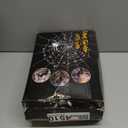 Halloween Decorations Outdoor Spider Web Lights, 23Ft 350 LED Light up Spider Web with 6.6Ft Giant Spider, 8 Modes Waterproof Timer Spiderweb Lights for Garden  Haunted House Decor, Purple